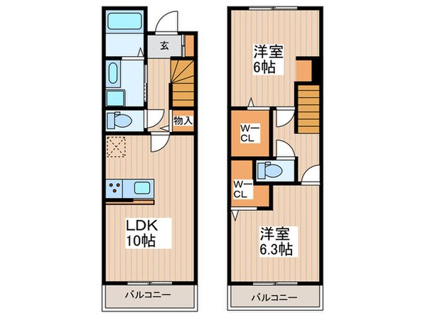 グラナーデ高井戸東の物件間取画像